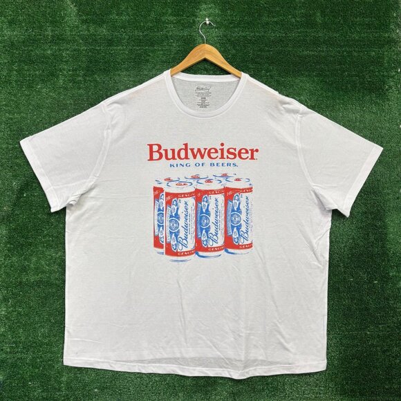 Budweiser white oversized T-shirt in size 3XL - Picture 1 of 4